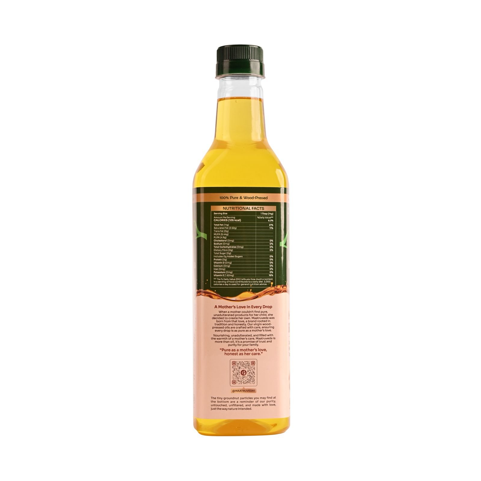 Wood Pressed Groundnut Oil