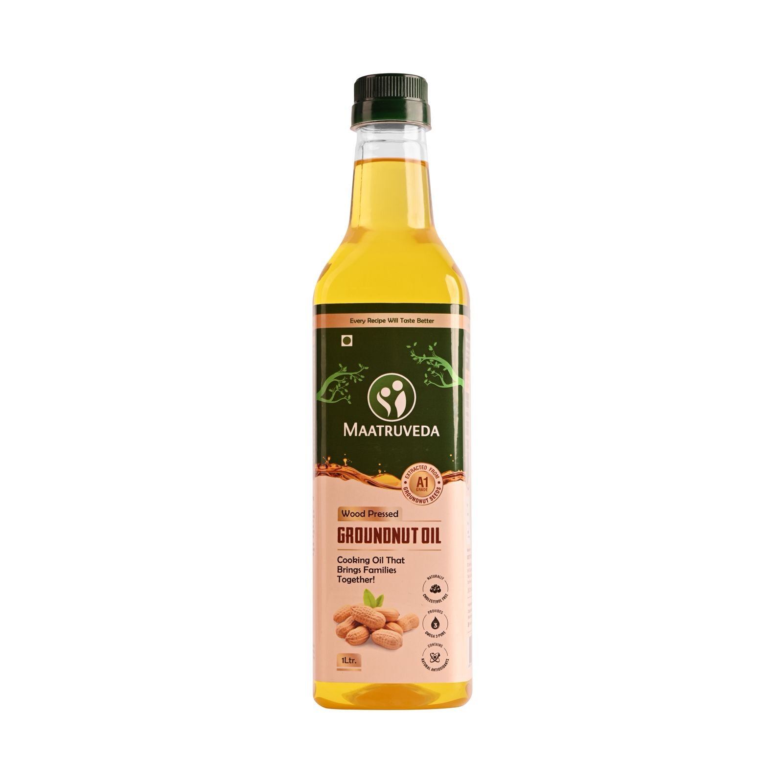 Wood Pressed Groundnut Oil